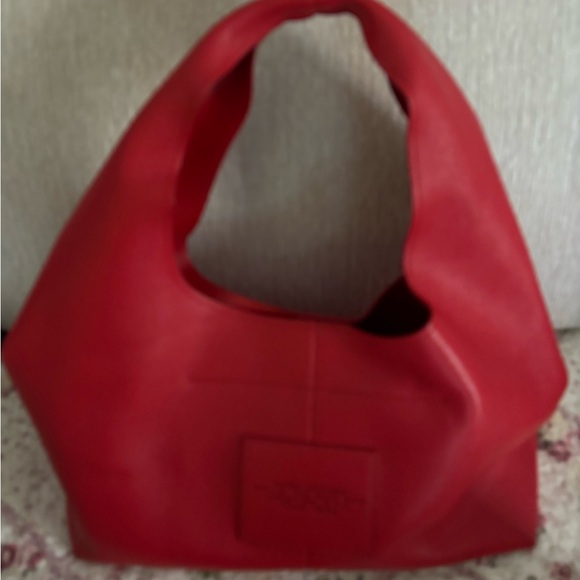 Marc Jacobs The Sack Bag Red Leather Hobo + Matching Zip Pouch - Picture 3 of 13